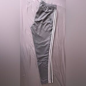 Grey adidas climacool straight leg track pant
